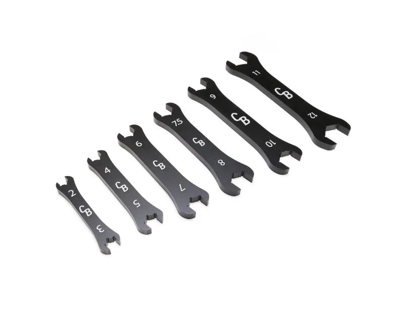 Chase Bays 12 Size Billet Aluminum AN Wrench Set - CB-ANWRENCHSET