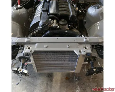 Chase Bays -20AN Tucked Aluminum Radiator Only BMW E30 | E36 | E46 - CB-E306RAD-20AN