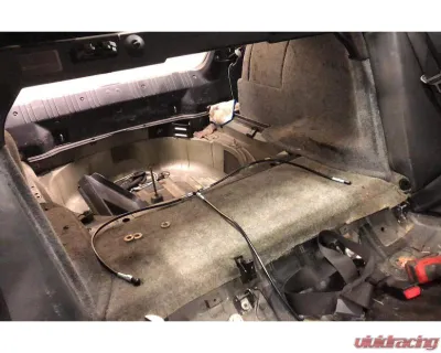 Chase Bays Pass Thru-Inline | Single Rear Caliper OE MC Hydro Handbrake Line Kit BMW E46 - CB-E36-OEMC/HB
