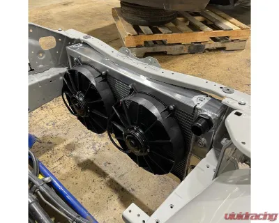 Chase Bays OE Style 1.38in Tucked Aluminum Radiator Only Mazda RX-7 FD 1993-1995 - CB-FDRAD-138