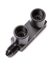 Chase Bays 3AN Male to 2 M10x1.0 Convex Female F Fitting                                     - CB-FEMF - Image 2