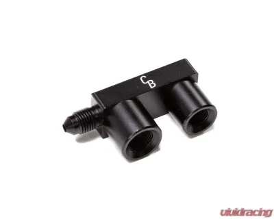 Chase Bays 3AN Male to 2 M10x1.0 Convex Female F Fitting - CB-FEMF