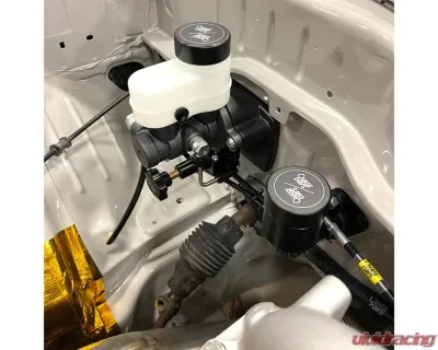Chase Bays LHD Dual Piston Brake Booster Delete Brake Line Relocation Honda Civic | CRX EF | Acura Integra 1990-1993 - CB-H-EFDBBE