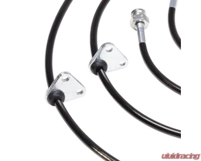 Chase Bays Front and Rear Lines with Rear Drum Caliper Brake Lines Honda | Acura 1988-2001 - CB-H9200DRUM-FW