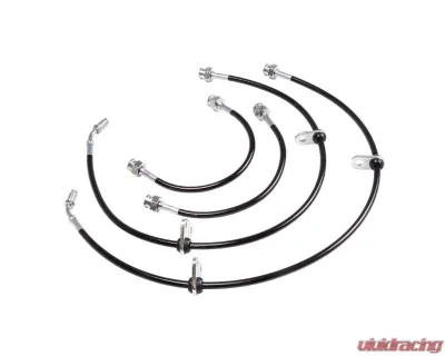 Chase Bays Front and Rear Lines with Rear Drum Caliper Brake Lines Honda | Acura 1988-2001 - CB-H9200DRUM-FW