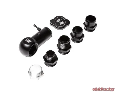 Chase Bays -20AN | 1.38in 35mm Normal Hose Raised Inline Filler Neck with Cap - CB-IFN-20AN-138-RADCAP-A