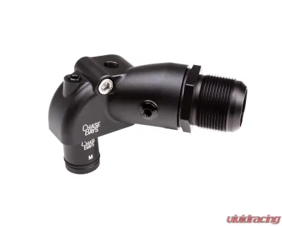 Chase Bays 1.5in Push On Hose Compact Upper Water Neck with Bypass Tube Toyota 1.5JZ-GTE | 2JZ-GTE - CB-JZ-UWN15L