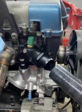 Chase Bays 1.5in Push On Hose Compact Upper Water Neck with Bypass Tube Toyota 1.5JZ-GTE | 2JZ-GTE                                     - CB-JZ-UWN15L - Image 14