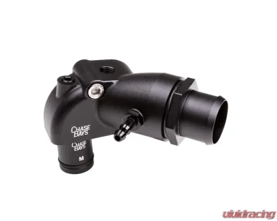 Chase Bays 1.5in Push On Hose Compact Upper Water Neck with Bypass Tube Toyota 1.5JZ-GTE | 2JZ-GTE - CB-JZ-UWN15L