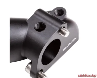 Chase Bays 1.5in Push On Hose Compact Upper Water Neck with Bypass Tube Toyota 1.5JZ-GTE | 2JZ-GTE - CB-JZ-UWN15L