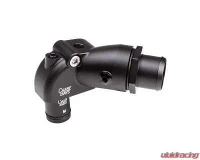 Chase Bays 1.5in Push On Hose Compact Upper Water Neck with Bypass Tube Toyota 1.5JZ-GTE | 2JZ-GTE - CB-JZ-UWN15L
