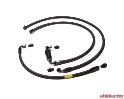 Chase Bays -08AN Fuel Line Kit with Radium Rail | Stock FPR Nissan 240SX S13 | S14 | S15 with 1JZ-GTE | 2JZ-GTE - CB-N-2JZF-08ORB