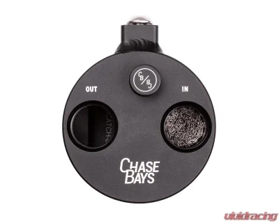 Chase Bays -10AN 90 Deg L-Fitting Inlet -10AN Straight Outlet Oil Catch Can - CB-OILCATCH-10AN90L-10AN