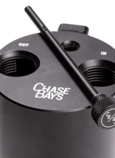 Chase Bays -10AN 90 Deg L-Fitting Inlet -10AN Straight Outlet Oil Catch Can                                     - CB-OILCATCH-10AN90L-10AN - Image 7