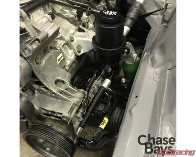 Chase Bays -6AN & -10AN Fittings Triple Baffled Power Steering Reservoir Excluding Brackets - CB-U-BAPSR