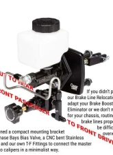 Chase Bays Bias Valve Mounting & Routing for Brake Booster Delete                                     - CB-U-BBECOMBO - Image 2