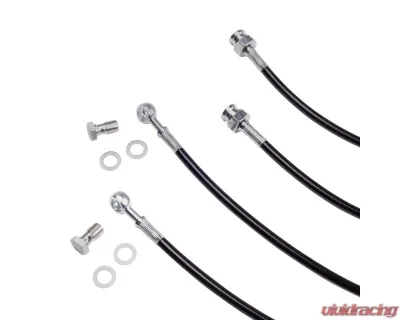 Chase Bays Front and Rear Caliper Brake Lines with Standard | Brembo Brakes Nissan 350Z 2002-2008 - CB-Z33-FW