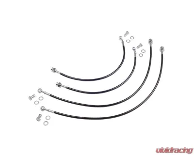 Chase Bays Front and Rear Caliper Brake Lines with Standard | Brembo Brakes Nissan 350Z 2002-2008 - CB-Z33-FW