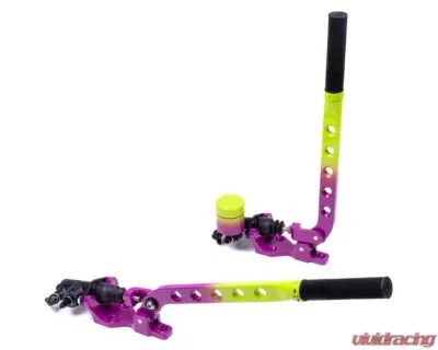 Chase Bays Acid Green | Wiggins Purple Forward Mount Pull Up Hydro Handbrake - CB-HBU-PU-AGWP