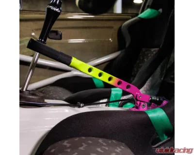 Chase Bays Acid Green | Wiggins Purple Forward Mount Pull Up Hydro Handbrake - CB-HBU-PU-AGWP