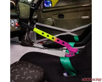 Chase Bays Acid Green | Wiggins Purple Forward Mount Pull Up Hydro Handbrake - CB-HBU-PU-AGWP