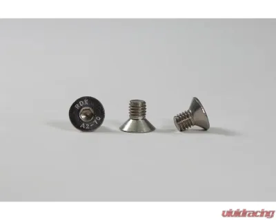 Woodcraft Technologies SS Skid Pad Hardware Kit 5x8 Flat Head (No O-Ring) Aprilia | BMW | Ducati | Honda | Kawasaki | KTM | Suzuki | Yamaha 1998-2022 - 04-0249S