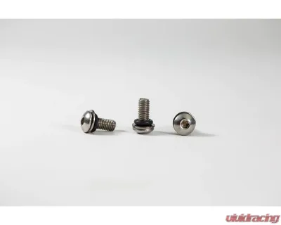 Woodcraft Technologies SS Skid Pad Hardware Kit - 5x10 / 5x12 Button Heads w/ Washer and O-Ring Yamaha YZF-R6 2006-2020 - 04-0449S