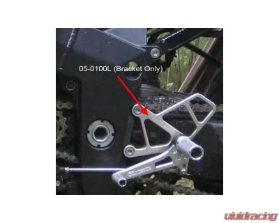 Woodcraft Technologies Left Hand Side Bracket Kawasaki Ninja ZX-6 | ZX-7 | ZX-9 1991-2004 - 05-0100L