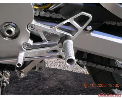 Woodcraft Technologies Rearset (No Folding Toe Pieces) Kawasaki Ninja ZX-6R | ZX-9R | ZZR 600 1998-2008 - 05-0110B