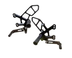 Woodcraft Technologies Adjustable Rearset (No Folding Toe Pieces) Kawasaki ZX4RR 2023-2024