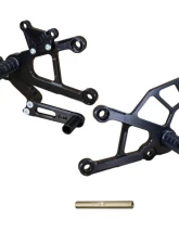 Woodcraft Technologies Black Rearset Kit w/ Brake Pedal Kawasaki 2019-2023                                     - 05-0151 - Image 3