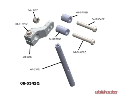 Woodcraft Technologies Complete Rearset (Aftermarket QS - With Folding Toe Pieces) Honda CBR1000RR 2017-2022 - 05-0344BX