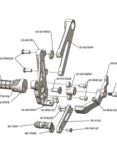 Woodcraft Technologies STD Shift Complete Rearset Ducati Diavel 2011-2018                                     - 05-0670B - Image 5