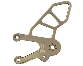 Woodcraft Technologies Left Hand Rearset Bracket Aprilia RSV4 | Tuono 2009-2020