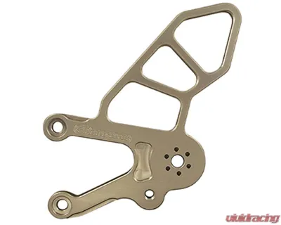 Woodcraft Technologies Left Hand Rearset Bracket Aprilia RSV4 | Tuono 2009-2020 - 05-0740L