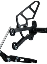 Woodcraft Technologies Complete Rearset - RACE ONLY (With Folding Toe Pieces) BMW HP4 | S1000RR 2009-2014                                     - 05-0752BX - Image 2