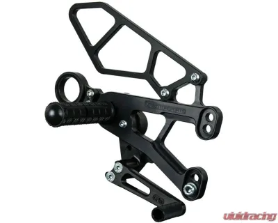 Woodcraft Technologies Complete Rearset - RACE ONLY (With Folding Toe Pieces) BMW HP4 | S1000RR 2009-2014 - 05-0752BX