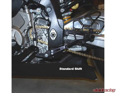 Woodcraft Technologies Complete Rearset - RACE ONLY (With Folding Toe Pieces) BMW HP4 | S1000RR 2009-2014 - 05-0752BX