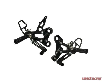 Woodcraft Technologies Complete Adjustable Rear Set Kit (With Folding Toe Pieces) KTM 790 | 890 Duke 2018-2022 - 05-0790BX