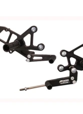 Woodcraft Technologies Complete Eccentric Rearset (With Folding Toe Pieces) Kawasaki Ninja EX250 2008-2012                                     - 05-4131EBX - Image 5
