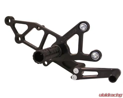 Woodcraft Technologies Complete Eccentric Rearset (With Folding Toe Pieces) Kawasaki Ninja EX250 2008-2012 - 05-4131EBX