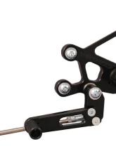 Woodcraft Technologies Complete Eccentric Rearset (With Folding Toe Pieces) Kawasaki Ninja EX250 2008-2012                                     - 05-4131EBX - Image 5