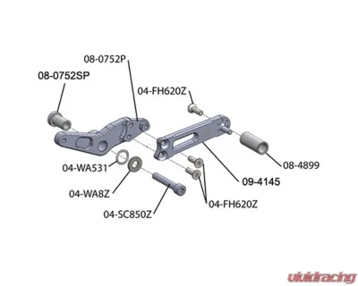 Woodcraft Technologies Race Only Shift Conversion Kit BMW S1000RR 2009-2014 - 08-7752
