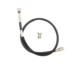 Woodcraft Technologies Black Rear Brake Line Complete Assembly Kawasaki Ninja 300 2013-2017
