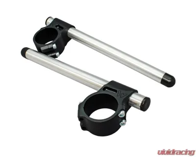 Woodcraft Technologies Black 3 Piece Split Clip-ons w/ 33mm Clamp & Regular 7/8" Bars - XL - 12-0133-BXL
