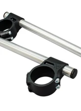 Woodcraft Technologies Black Motorcycle Clip-ons w/ 50mm Clamp & 7/8" Bars Kawasaki Ninja 2003-2023                                     - 12-0150-78BK1 - Image 2