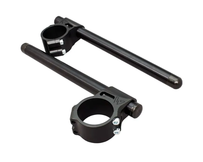 Woodcraft Technologies Black Race Only Clip-ons w/ 55mm Clamp & 7/8" Bars - Standard BMW S1000RR 2009-2019 - 12-0155-78BB1