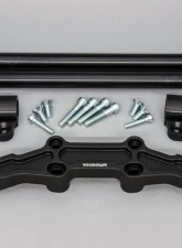 Woodcraft Technologies 1" Standard Rise Clipon Adapter Plate w/ Standard Black Bars Kawasaki Ninja 650 | ER-6n 2006-2016                                     - 12-1125 - Image 6