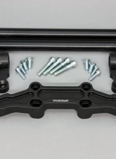 Woodcraft Technologies 1" Standard Rise Clipon Adapter Plate w/ Standard Black Bars Kawasaki Ninja 650 | ER-6n 2006-2016                                     - 12-1125 - Image 4