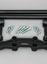 Woodcraft Technologies 1" Standard Rise Clipon Adapter Plate w/ Standard Black Bars Kawasaki Ninja 650 | ER-6n 2006-2016                                     - 12-1125 - Image 6